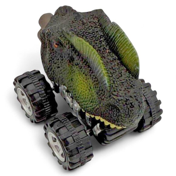 Dinosaur Monster Trucks Set Of 4 Assorted Colors & Designs Prehistoric Toy Cars - Picture 7 of 12